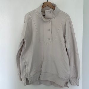 Abercrombie Button Up Sweatshirt